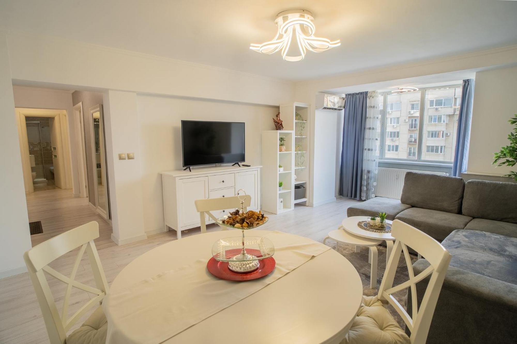 Luxury 2Br On Decebal Avenue Appartement Boekarest Buitenkant foto