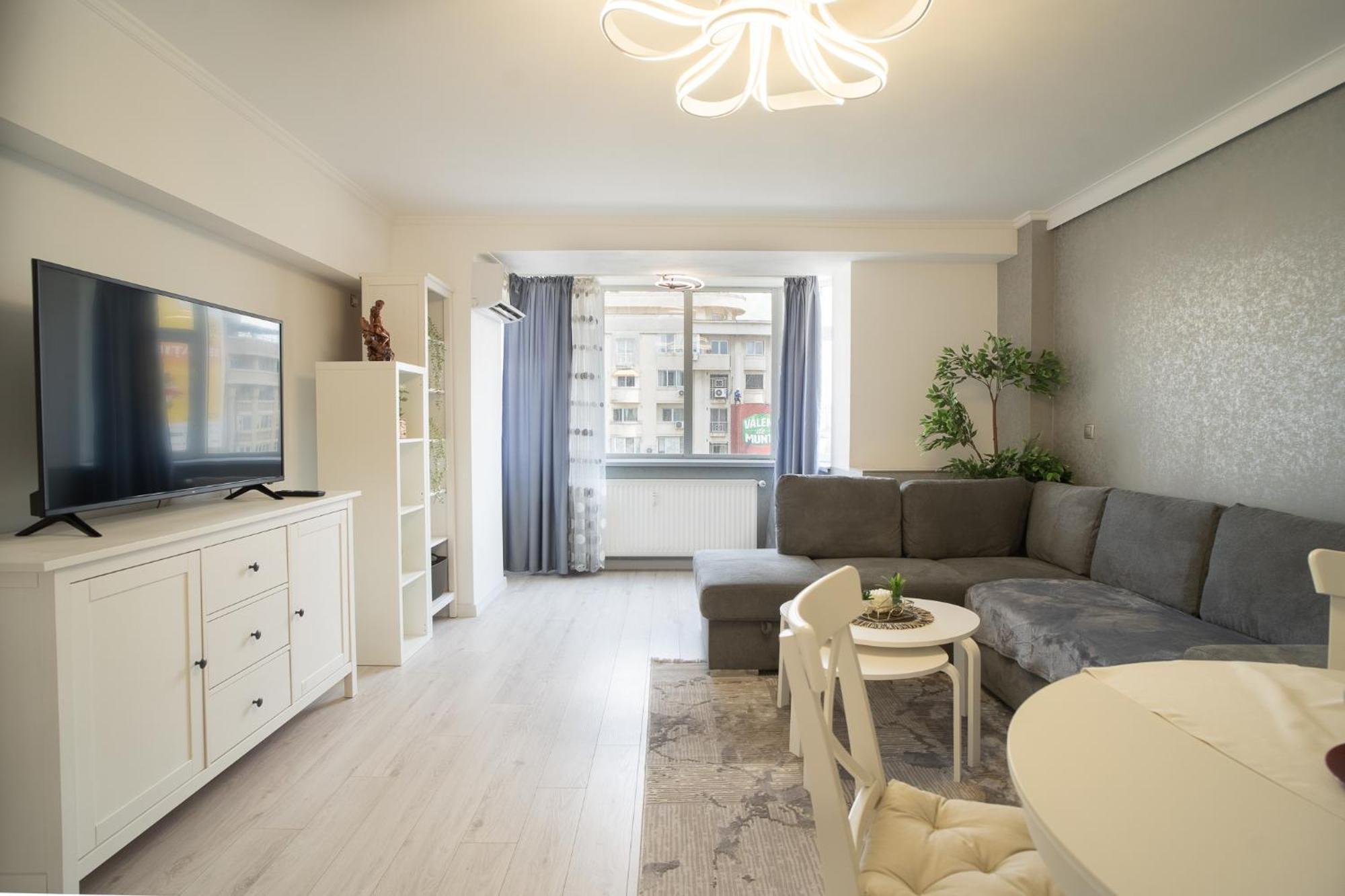 Luxury 2Br On Decebal Avenue Appartement Boekarest Buitenkant foto